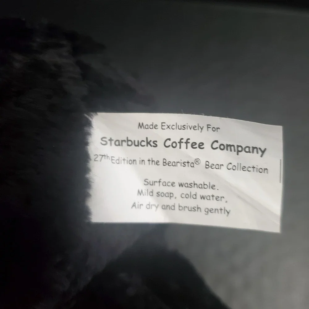 STARBUCKS Bearista Bear‎ Halloween W/ Bat Cape EEK Jack O Lantern Pail 2003